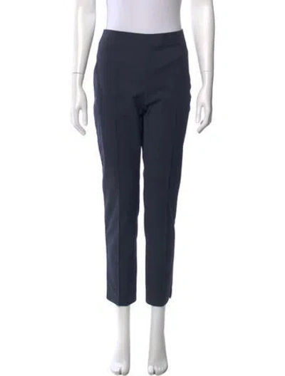 Pre-owned Akris Straight Leg Pants In Black