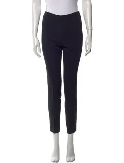 Pre-owned Akris Straight Leg Pants In Black