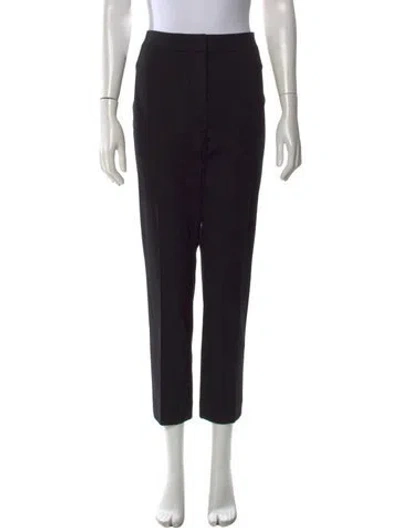 Pre-owned Akris Straight Leg Pants In Black