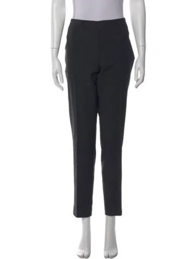 Pre-owned Akris Straight Leg Pants In Black