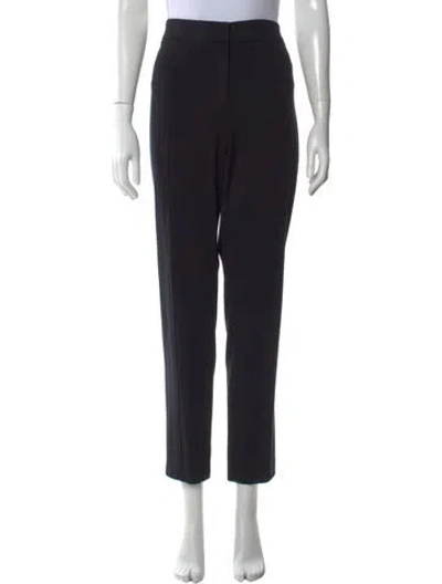 Pre-owned Akris Straight Leg Pants In Black