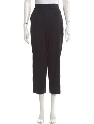 Pre-owned Akris Straight Leg Pants In Black
