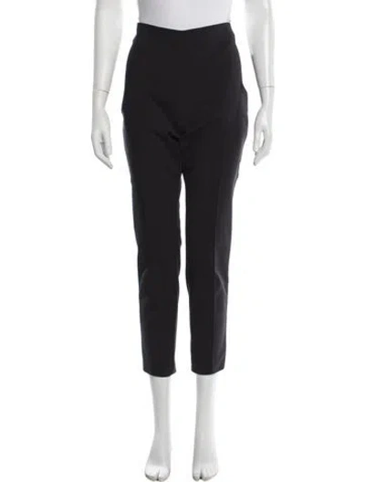 Pre-owned Akris Straight Leg Pants In Black