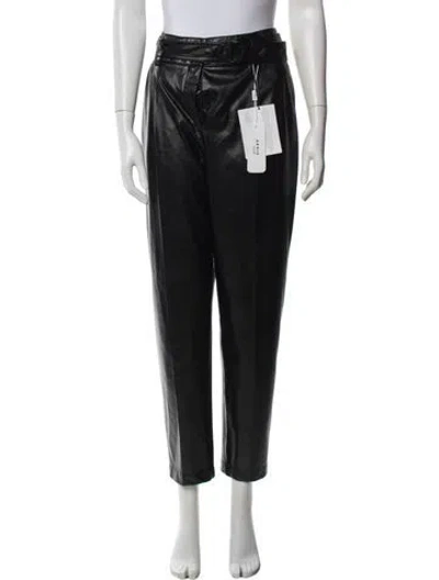 Pre-owned Akris Straight Leg Pants In Black