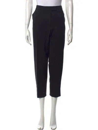 Pre-owned Akris Straight Leg Pants In Black