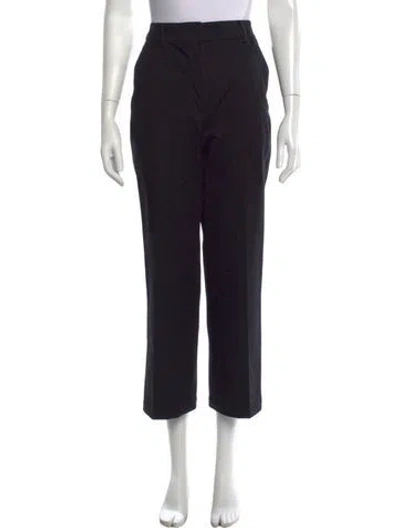 Pre-owned Akris Straight Leg Pants In Black