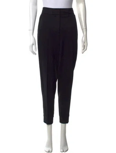 Pre-owned Akris Straight Leg Pants In Black