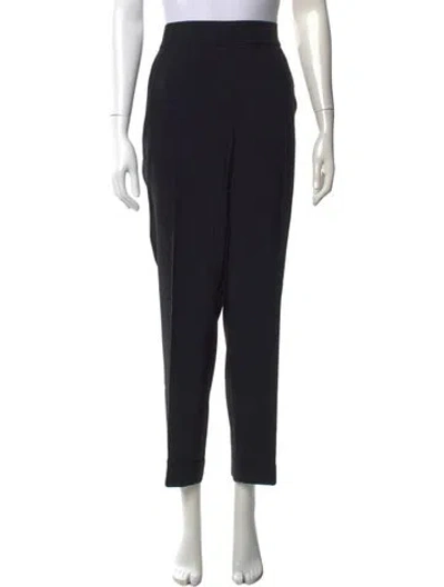 Pre-owned Akris Straight Leg Pants In Black
