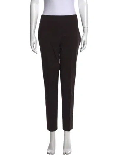 Pre-owned Akris Straight Leg Pants In Black