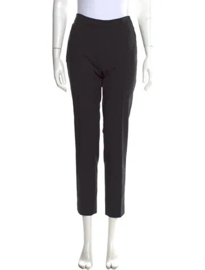 Pre-owned Akris Straight Leg Pants In Black