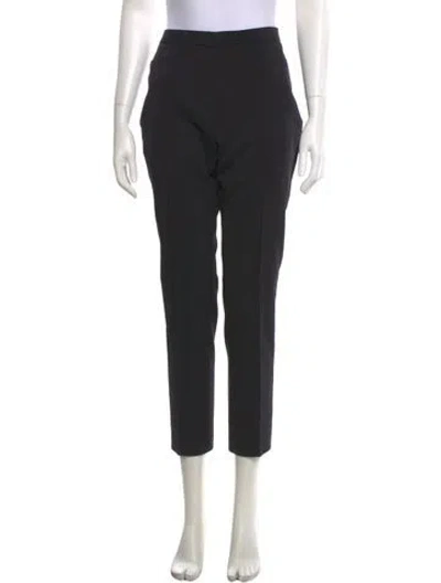Pre-owned Akris Straight Leg Pants In Black