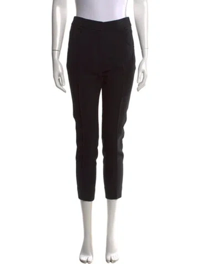 Pre-owned Akris Straight Leg Pants In Black