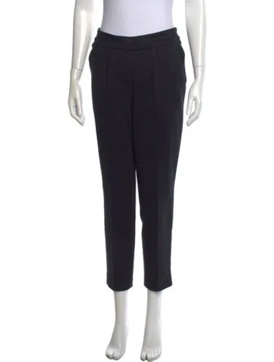 Pre-owned Akris Straight Leg Pants In Black
