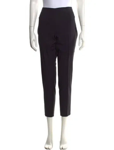 Pre-owned Akris Straight Leg Pants In Black