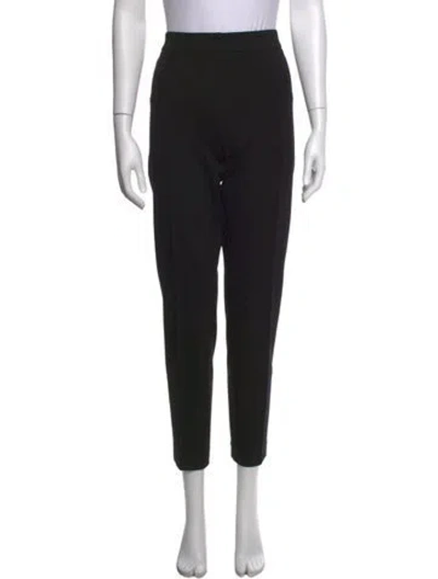 Pre-owned Akris Straight Leg Pants In Black
