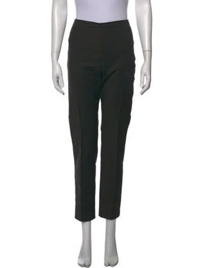 Pre-owned Akris Straight Leg Pants In Black