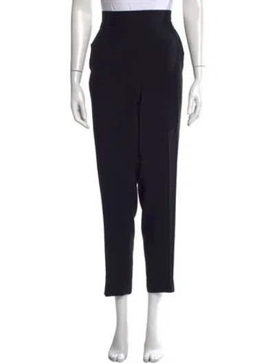 Pre-owned Akris Straight Leg Pants In Black