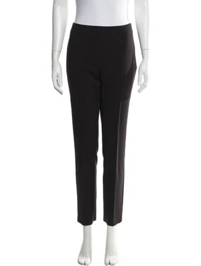 Pre-owned Akris Straight Leg Pants In Black