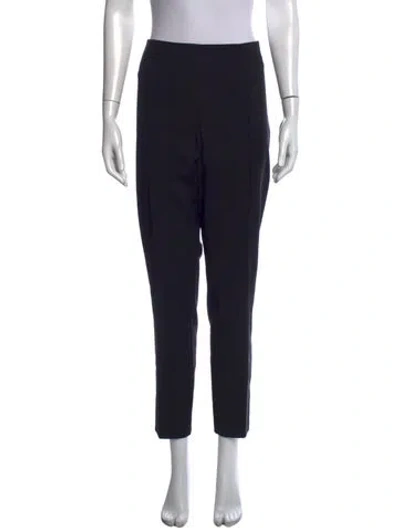 Pre-owned Akris Straight Leg Pants In Black