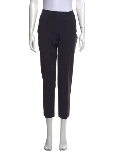 Pre-owned Akris Straight Leg Pants In Black