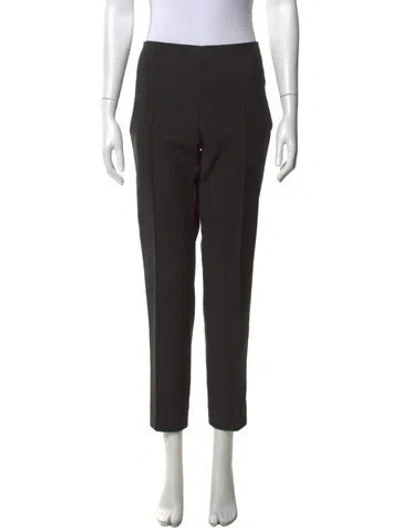 Pre-owned Akris Straight Leg Pants In Black