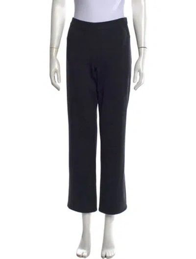 Pre-owned Akris Straight Leg Pants In Black