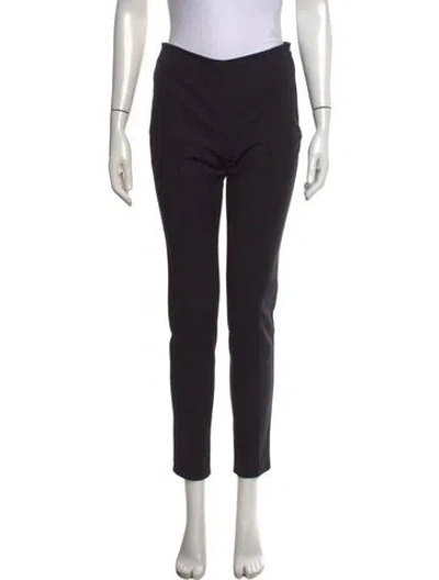 Pre-owned Akris Straight Leg Pants In Black
