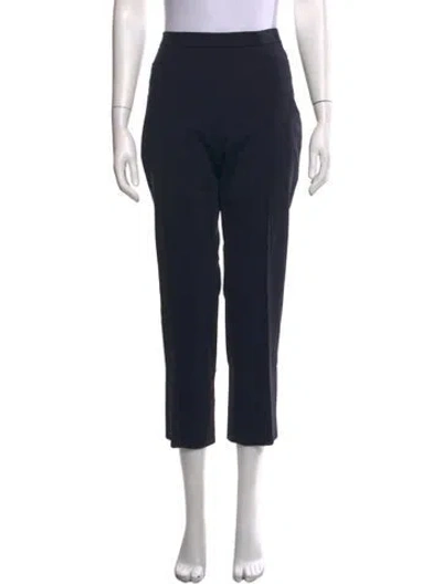 Pre-owned Akris Straight Leg Pants In Black
