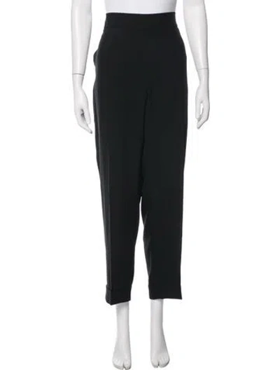 Pre-owned Akris Straight Leg Pants In Black