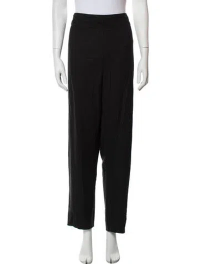 Pre-owned Akris Straight Leg Pants In Black
