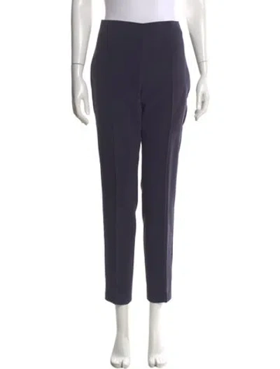 Pre-owned Akris Straight Leg Pants In Blue