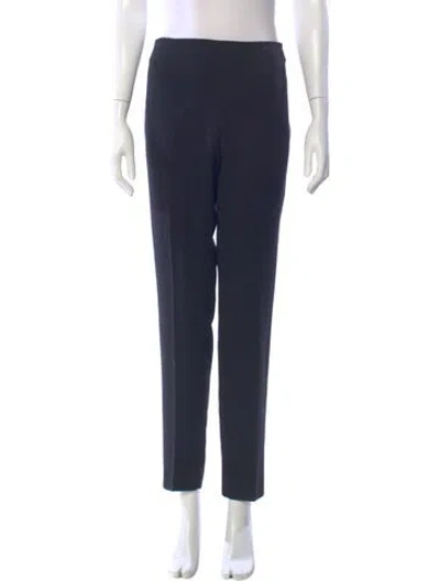 Pre-owned Akris Straight Leg Pants In Blue