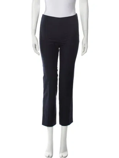 Pre-owned Akris Straight Leg Pants In Blue