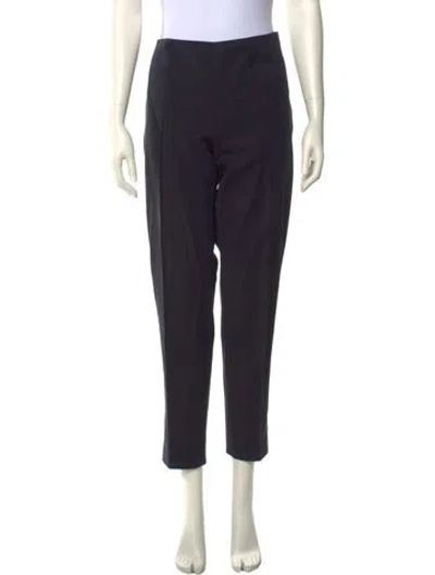 Pre-owned Akris Straight Leg Pants In Blue