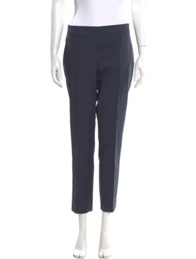 Pre-owned Akris Straight Leg Pants In Blue