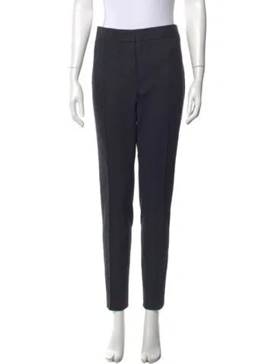 Pre-owned Akris Straight Leg Pants In Blue