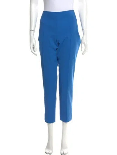 Pre-owned Akris Straight Leg Pants In Blue
