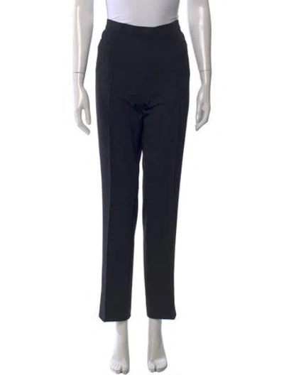 Pre-owned Akris Straight Leg Pants In Blue