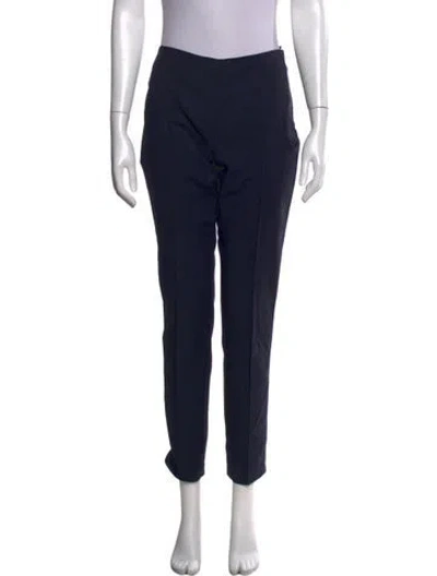 Pre-owned Akris Straight Leg Pants In Blue