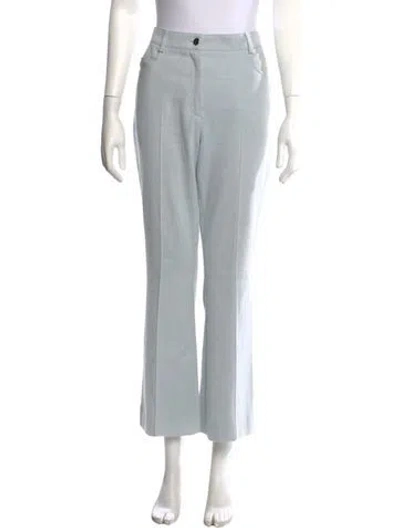 Pre-owned Akris Straight Leg Pants In Blue