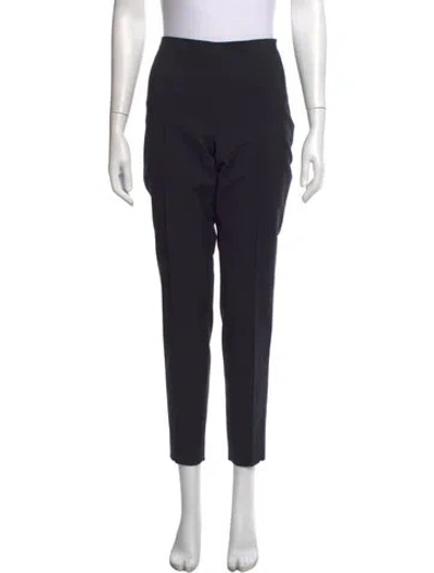 Pre-owned Akris Straight Leg Pants In Blue