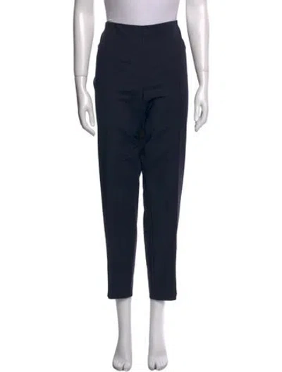 Pre-owned Akris Straight Leg Pants In Blue