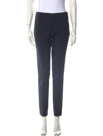 Pre-owned Akris Straight Leg Pants In Blue
