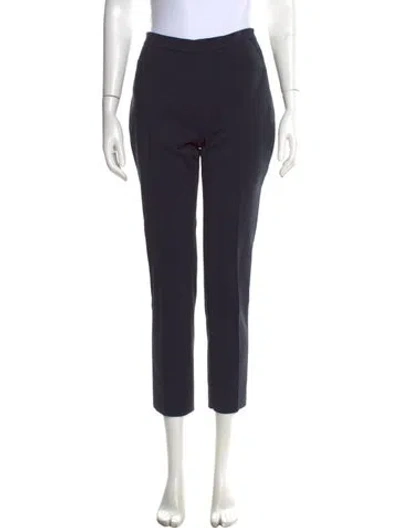 Pre-owned Akris Straight Leg Pants In Blue