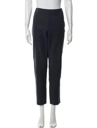 Pre-owned Akris Straight Leg Pants In Blue