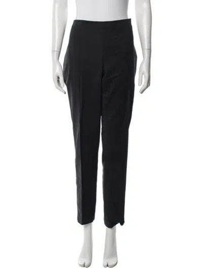 Pre-owned Akris Straight Leg Pants In Blue