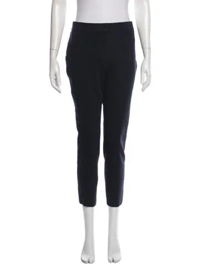 Pre-owned Akris Straight Leg Pants In Blue