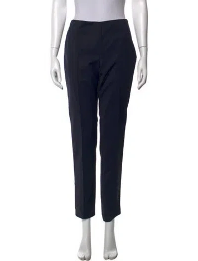 Pre-owned Akris Straight Leg Pants In Blue
