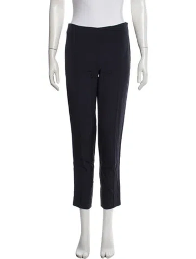 Pre-owned Akris Straight Leg Pants In Blue
