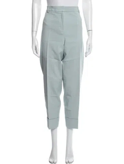 Pre-owned Akris Straight Leg Pants In Blue